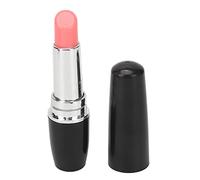 Massaggiatore per Rossetto Bacchetta per Massaggio Facciale a Vibrazione a Forma di Rossetto Nero Portatile per Occhi Facciali