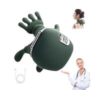 Massaggiatore per schiena e collo, massaggiatore per collo con regolazione della velocità del calore, massaggiatore per collo Shiatsu 3D, ricaricabile tramite USB-C, per collo e schiena (1 ensemble)