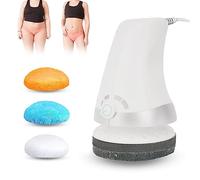 Massaggiatore per scolpire il corpo, massaggiatore per scolpire la pancia, macchina per massaggiare per scolpire il corpo della cellulite con 3 cuscinetti, macchina dimagrante vibrante elett
