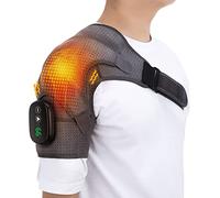 Massaggiatore per Spalle, Cuscinetto Riscaldante per Spalle, Spalle Shiatsu E con Calore Lenitivo, 3 Livelli di Riscaldamento E Massaggio Regolabili, per Spalle, Gambe, Allevia Il Dolore Muscolare