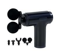 Massaggiatore per tessuti profondi, massaggiatore a percussione con 4 testine massaggianti, dispositivo elettrico portatile multiplo per adattarlo a scenari applicativi versatili per atleti, fitness