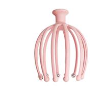 Massaggiatore per testa a dodici artigli, con palla meridiana, pettine per capelli, solletico, prurito, rilassante, decompressione, rinfrescante, rosa