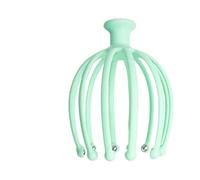 Massaggiatore per testa a dodici artigli, palla meridiana, pettine per capelli, solletico, prurito, rilassante, decompressione, rinfrescante (verde)