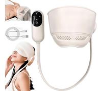 Massaggiatore per testa e occhi riscaldante, dispositivo di sollievo dall'emicrania per alleviare il mal di testa e la tensione, aiuto elettrico per il sonno per il comfort della testa e degli occhi