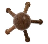 Massaggiatore per Testa in Legno Beige, Rilassa Mente e Tensione | Finitura Liscia e Bordi Arrotondati, Pratico Strumento Manuale per Uso Quotidiano e Comfort Locale