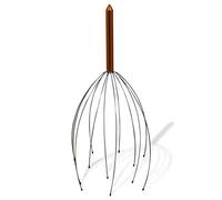 Massaggiatore per testa in metallo, Deluxe