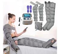 Massaggiatore per tutto il corpo a compressione d'aria pressoterapia a 6/8 cavità, massaggiatore per drenaggio linfatico gambe, circolazione elettrica migliora il dolore vita braccia, massag