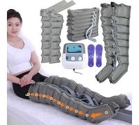 Massaggiatore per tutto il corpo a compressione d'aria pressoterapia a 6/8 cavità, massaggiatore per drenaggio linfatico gambe, circolazione elettrica migliora il dolore vita braccia, massag