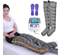 Massaggiatore per tutto il corpo a compressione d'aria pressoterapia a 6/8 cavità, massaggiatore per drenaggio linfatico gambe, circolazione elettrica migliora il dolore vita braccia, massag