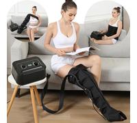 Massaggiatore per tutto il corpo con pressoterapia - Stivali a compressione d'aria per gambe, braccia e vita, favoriscono la circolazione sanguigna e il drenaggio linfatico