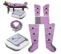 Massaggiatore Per Tutto Il Corpo Per Massaggio Pressoterapico Su Tutto Il Corpo, Drenaggio Linfatico, Circolazione E Rilassamento Muscolare, Per Dimagrimento Corporeo, 3 Livelli Di Intensità,Purple