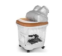 Massaggiatore per vasca da bagno pedonale con calore e massaggi e getti di bolle, palla da massaggio motorizzata Shiatsu, vasca da bagno ai piedi per pursue happiness