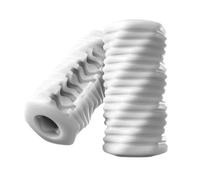 Massaggiatore personale manuale per uomo, TPE, texture passante | Strumento manuale per il rilassamento del corpo, strisce intrecciate, 1 pz