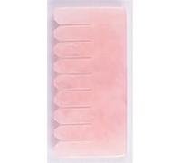 Massaggiatore Pettine Ametista GuaSha Strumento Pietra Agopuntura Bordo Rilascio Testa Pressione 1 Pz (Color : Rose quartz Comb)