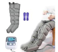 Massaggiatore Piedi E Gambe con 6 Airbag, Pressoterapia Linfodrenaggio per Vita Braccia Gambe Caviglie, Pressoterapia Gambes per Casa, Aiuta Ad Alleviare Il Dolore E Il Relax del Linfedema