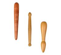Massaggiatore Piedi in Legno, Bastone Manuale per Tutto Corpo | Set da 3 Pezzi, Comodo sulla Pelle, Facile da Impugnare, per Ascoltare Musica e Guardare la Televisione
