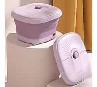 Massaggiatore Piedi，Pediluvio Pieghevole，Foot Spa，Pediluvio Idromassaggio Elettrico，Per Piedi Funzioni Idrobolle, Raggi Infrarossi, Calore，con Massaggio Vibrante Rilassante