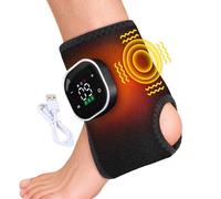 Massaggiatore plantare con calore - Macchina per il rilassamento del dispositivo di terapia vibrante in 3 modalità, Booster elettrico portatile per la circolazione Comfort dei profondi per cor