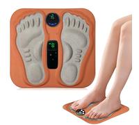 massaggiatore plantare,massaggiatore piedi e gambe,foot massager,massaggiatore piedi circolazione,EMS Massaggiatore Piedi6 Modalità e 15 Intensità,Massaggiatore Elettrico Pieghevole e Portatile-A