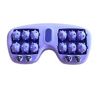 Massaggiatore plantare per fascite plantare, massaggiatore magnetico per digitopressione a doppio piede a 12 ruote, strumento di riflessologia portatile per alleviare lo stress e migliorare la circol