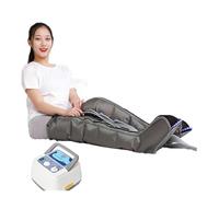 Massaggiatore Pneumatico Elettrico 6 Camere per Gambe, Piedi, Braccia e Schiena - Sollievo Dolori, Riduzione Gonfiore, Miglioramento Circolazione Sanguigna con Minuterie