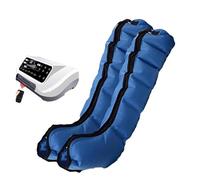 Massaggiatore Pneumatico Elettrico per Gambe e Braccia - Sistema di Compressione 6 Zone con Drenaggio Linfatico, Ideale per Circolazione e Recupero Muscolare (Blu)