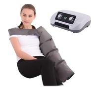Massaggiatore Pneumatico Gambe e Bracci con 6 Camere d’Aria - Macchina Massaggiante Elettrica per Cosce, Polpacci, Braccia e Schiena | Drenaggio Linfatico, Circolazione Sanguigna | Silenzioso