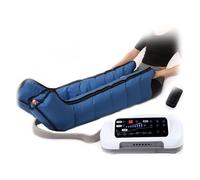 Massaggiatore Pneumatico Gambe e Piedi con 6 Programmi - Calzari Regolabili per Drenaggio Linfatico, Sollievo Gambe Pesanti, Varici e Recupero Muscolare (Incluso Timer)
