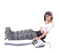 Massaggiatore Pneumatico per Gambe con Drenaggio Linfatico - Calze Massaggianti a Compressione 6 Celle per Circolazione Sanguigna, Gambe Pesanti e Recupero Muscolare - Ideale per Sportivi e Regalo