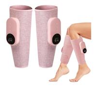 Massaggiatore Polpacci 3 Modalità 3 Livelli di Calore, Massaggiatore Polpacci Misura Regolabile Pressoterapia Gambe Regalo per Genitori o Anziani,pink