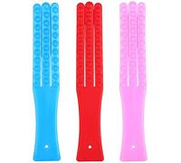 Massaggiatore portatile, 3 pezzi bastoncino for massaggio con spargimento delle dita Meridiani Assistenza sanitaria Battere il martello del corpo toccando il bastoncino for massaggio alla schiena