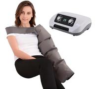 Massaggiatore portatile a braccio Widppsopt a 4 camere con compressione d'aria per uso domestico. Sistema di pressoterapia elettrica. Terapia a braccio singolo per impiegati. Drenaggio linfatico