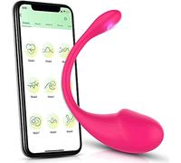 -Massaggiatore Portatile con Controllo Wireless con App, Stîmólạtórẹ Clidòrīdè Pūňtò Ġ Vạgînale, Massaggiatore con Telecomando Intelligente con App per Smar