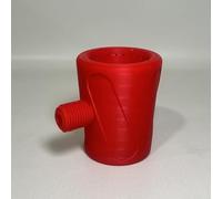 Massaggiatore portatile da uomo, leggero, design ergonomico, foro grosso, materiale resistente alla ruggine, installazione senza attrezzi, 7,6 x 6,5 x 8,2 cm, si adatta alla maggior parte dei tubi da