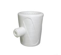 Massaggiatore portatile da uomo, leggero, design ergonomico, foro grosso, materiale resistente alla ruggine, installazione senza attrezzi, 7,6 x 6,5 x 8,2 cm, si adatta alla maggior parte dei tubi da