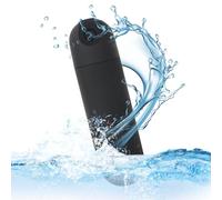 Massaggiatore portatile, in silicone, delicato sulla pelle, per massaggi e rilassamento del corpo (nero)