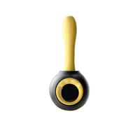 Massaggiatore portatile multifunzionale progettato for le donne, portatile e facile da pulire, realizzato in silicone delicato sulla pelle, adatto for il massaggio di tutto il corpo(Yellow)