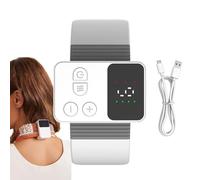 Massaggiatore Portatile per il Collo - Dispositivo Elettrico Ergonomico Ricaricabile,Massaggiatore per il Collo con Funzione Riscaldante,Per Uomini, Donne, Adolescenti, Famiglia, Amici e Papà