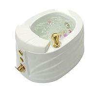 Massaggiatore portatile per pedicure, vasca da bagno con controllo manuale della temperatura, trattamento spa domestico per alleviare lo stress e il dolore ai piedi