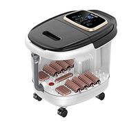 Massaggiatore portatile per pediluvio, con calore, massaggio manuale a rullo, impostazione della temperatura e funzione timer, barile pediluvio per perseguire la felicità