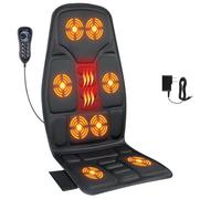 Massaggiatore posteriore con Heat, Massaggiatore per sedia a sdraio, Massaggiatore Seat Cushion, 4 vibrazioni intensites, Back Massage for Pain Relief, Body Massage, Dad, Men, Women, Gifts for Mom,