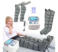 Massaggiatore pressoterapia gambe | Professionale stivali pressoterapia gambe | 6 cavità pressoterapia per casa massaggiatore piedi e gambe (2 braccia + 2 gambe)