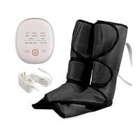 Massaggiatore professionale for gambe a compressione d'aria, impacco caldo for, macchina for massaggio ai piedi, pressoterapia, for rilassare la circolazione sanguigna dei muscoli Sicuro da usare