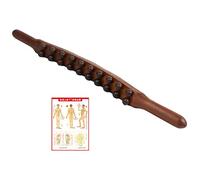 Massaggiatore professionale in legno Stick Guasha Raschiando Stick Massaggiatore per corpo Tenuto in mano per corpo Addome Coscia