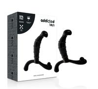 Massaggiatore Prostatico Anale Addicted Toys - TPR, Nero