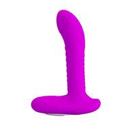 Massaggiatore prostatico Pretty Love con vibrazione e rotazione, USB, colore ros