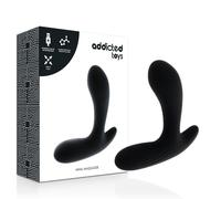 Massaggiatore Prostatico Vibrante Addicted Toys - Silicone, Nero
