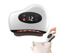 Massaggiatore Raschiapiedi,12 Livelli Multifunzionale Riscaldamento Rassodante,Raschiatore Muscolare Senza Fili Con Vibrazione - Per Schiena Gambe Collo Piante Spalle Casa Sport Recupero Lavoro