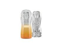 Massaggiatore rilassante maschile portatile con 6 texture, realizzato in silicone delicato sulla pelle, aiuta a migliorare l'allenamento di resistenza e a rilassare la tensione muscolare(Size 3)