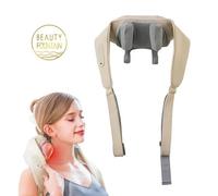 Massaggiatore Riscaldante Shiatsu Cervicale Spalle Collo Elettrico Ricaricabile